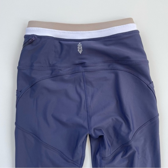 Free People FP Movement Dusty Purple High Rise Ankle Length Leggings Size Small - Picture 4 of 8